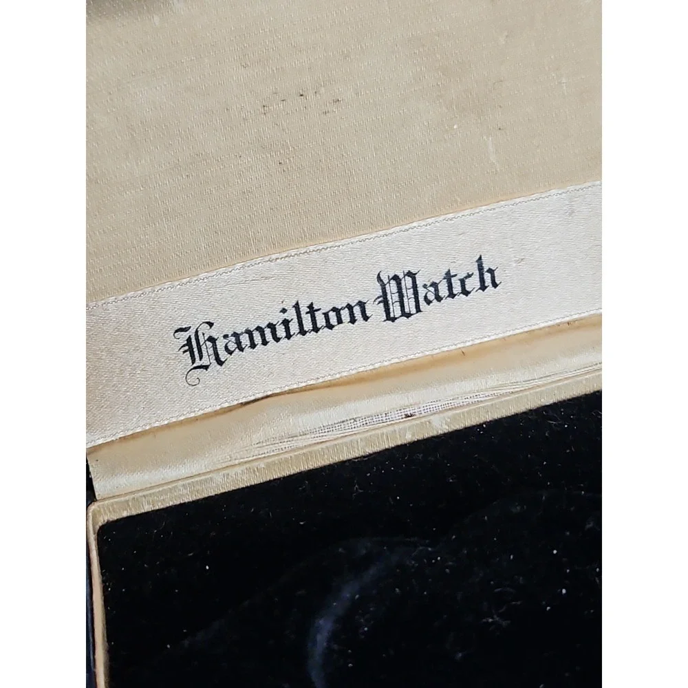 Antique Pocket Watch Case Hamilton Watch Box Only Art Deco Circa 1920s